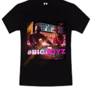 BIGBOYZ Graphic Black T-Shirt